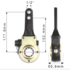 AJUSTADOR DE FREIO MANUAL 10 ESTRIAS CHAVE 14 CARRETA  - 2401508